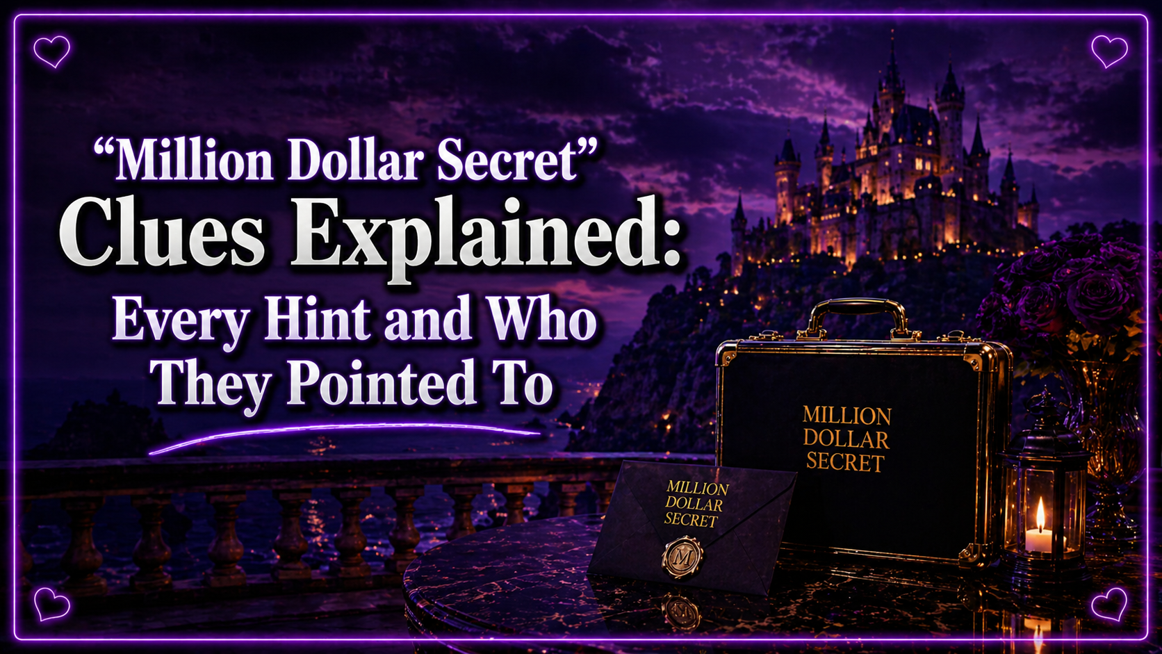 Every Clue on ‘Million Dollar Secret’ Season 2 Explained: What They Meant & Who They Pointed To