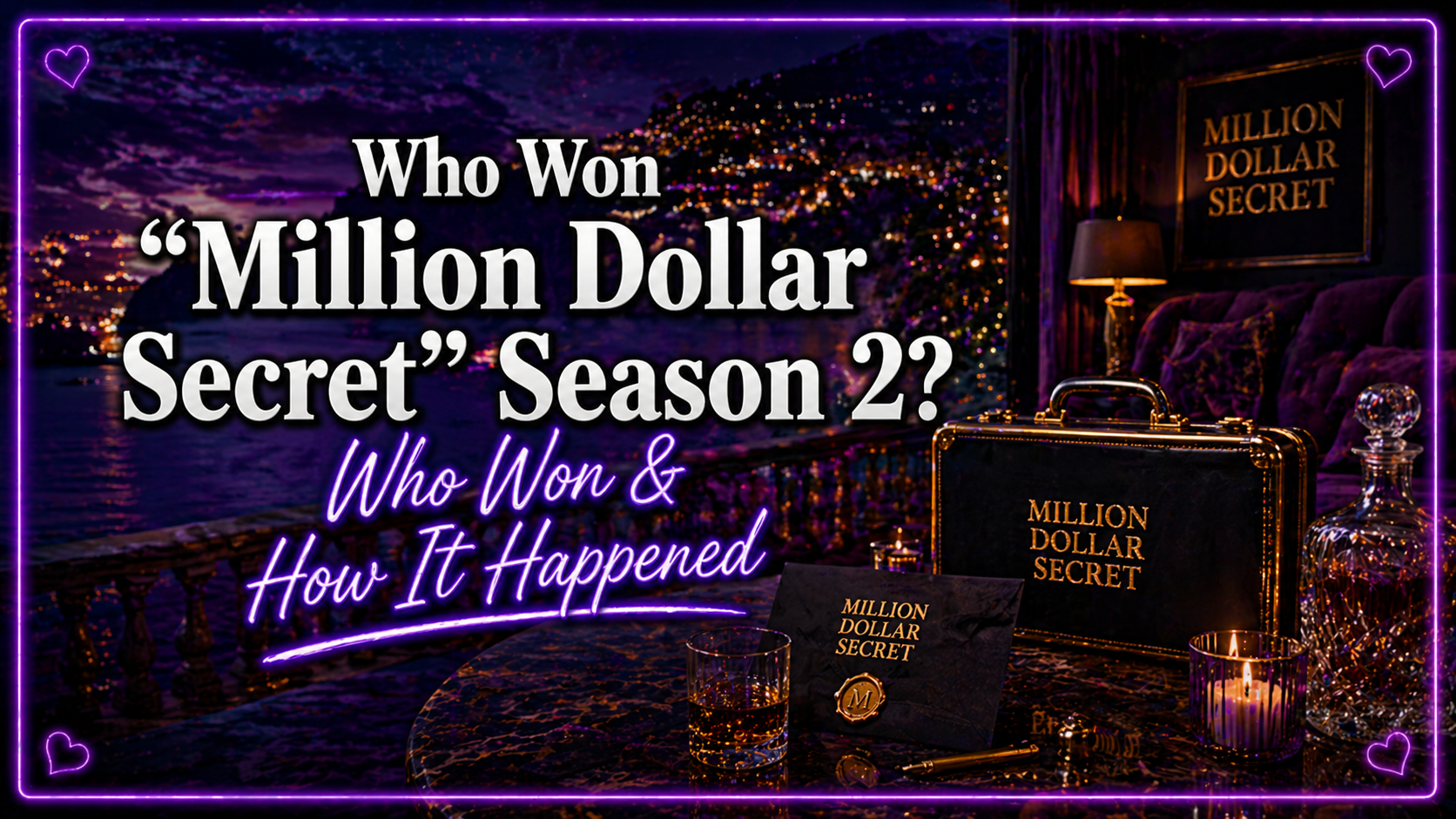 who won million dollar secret