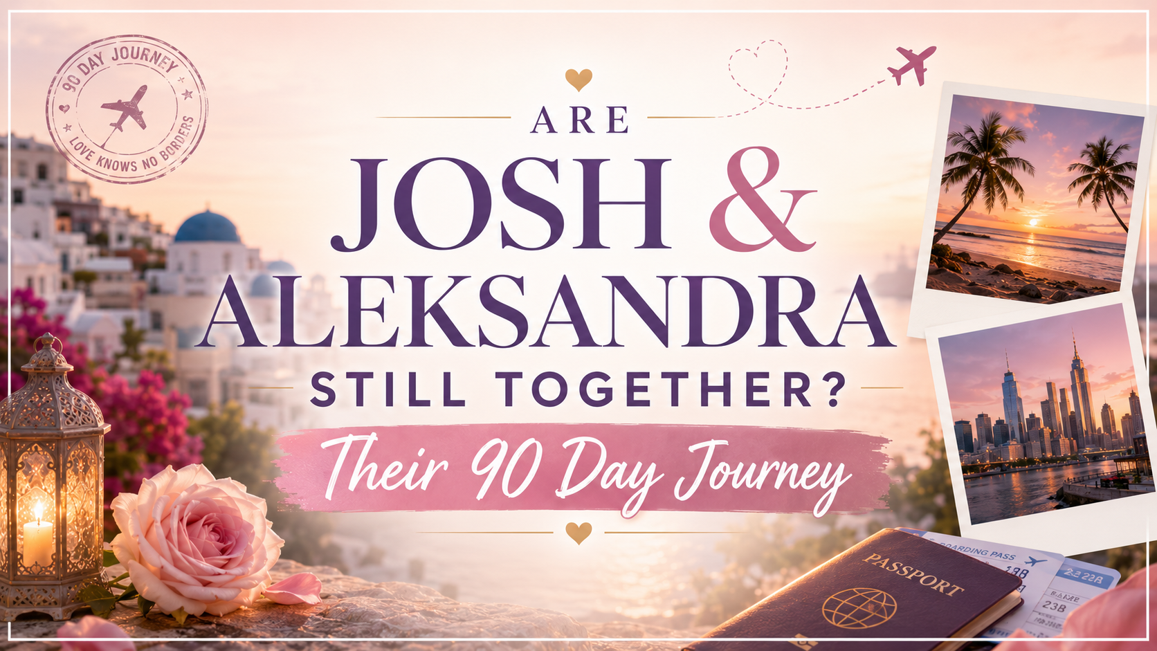 Josh & Aleksandra Strobel From ’90 Day Fiancé’ Season 3: Their Journey & Where They Are Now