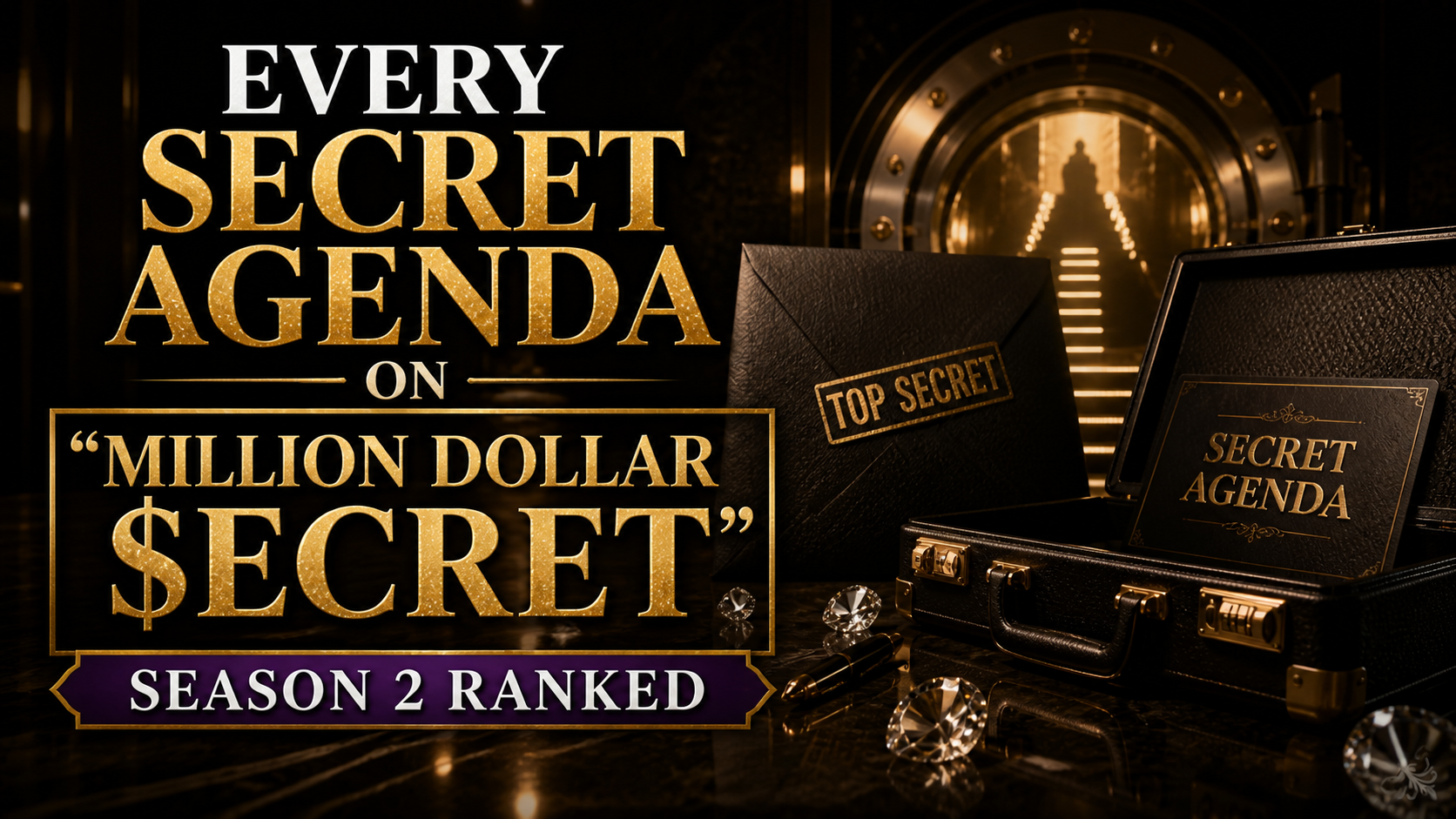 Every Secret Agenda on ‘Million Dollar Secret’ Secret 2 Ranked