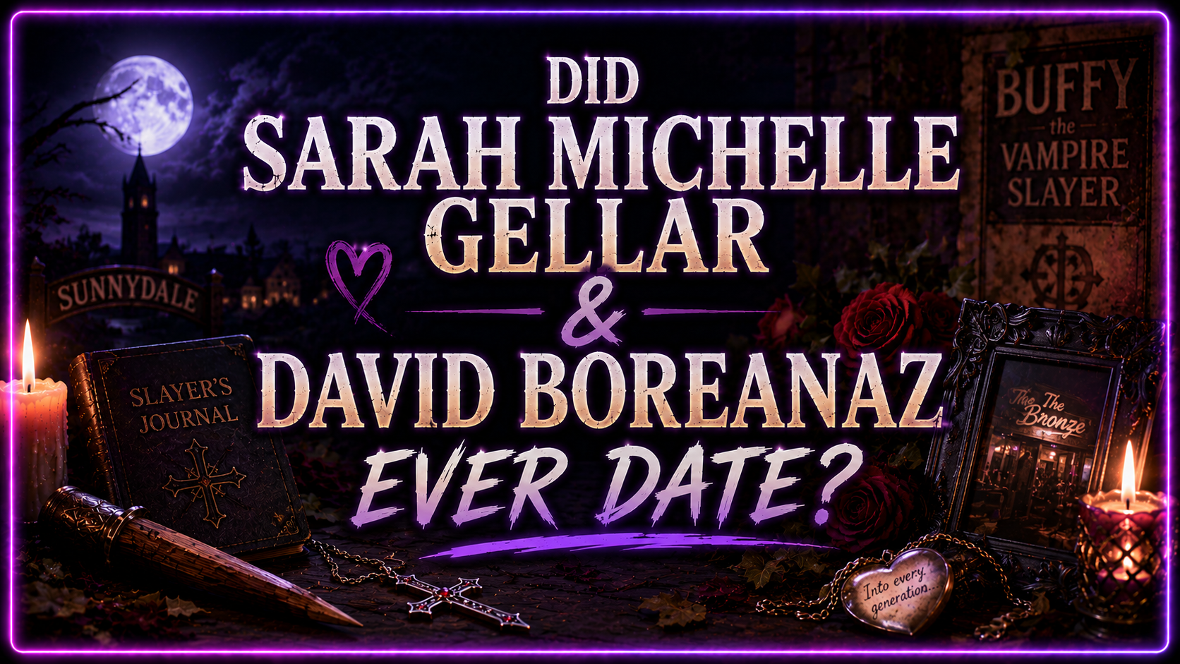 Featured image for Did Sarah Michelle Gellar and David Boreanaz Ever Date?